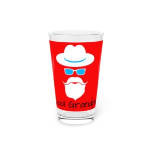 Cool Grandpa Pint Glass, 16oz